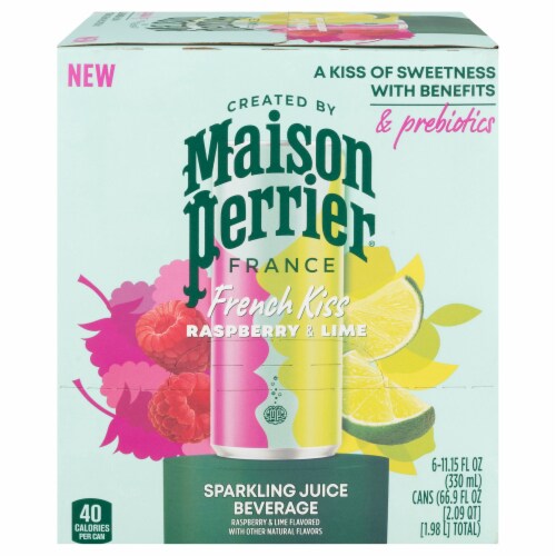Maison Perrier® French Kiss Raspberry & Lime Sparkling Water Cans
