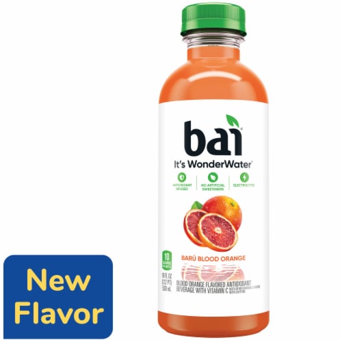 Bai Antioxidant Infused Barú Blood Orange Water Beverage Bottle