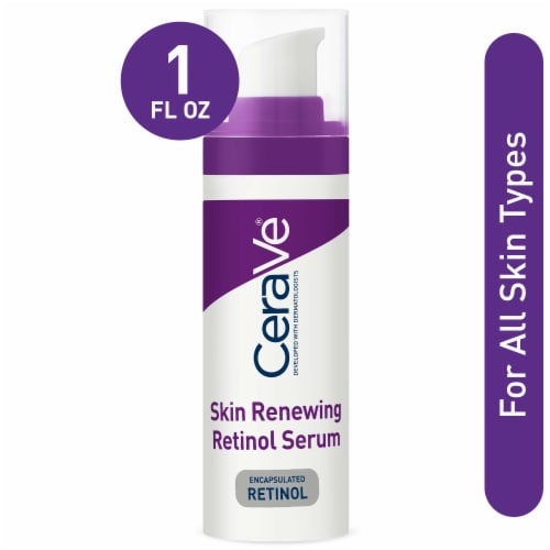 CeraVe Skin Renewing Retinol Face Serum for Fine Lines and Wrinkles