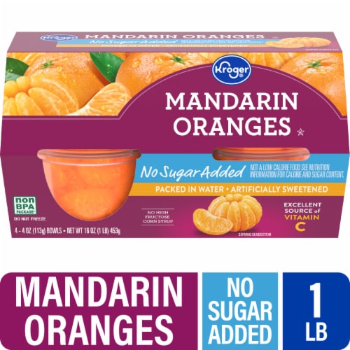 Kroger® Mandarin Orange Cups No Sugar Added
