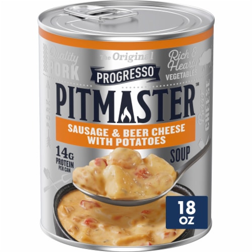 Progresso™ Pitmaster Sausage and Beer Cheese with Potatoes Canned Soup