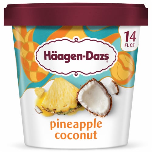 Häagen-Dazs Pineapple Coconut Ice Cream, 14 Oz.