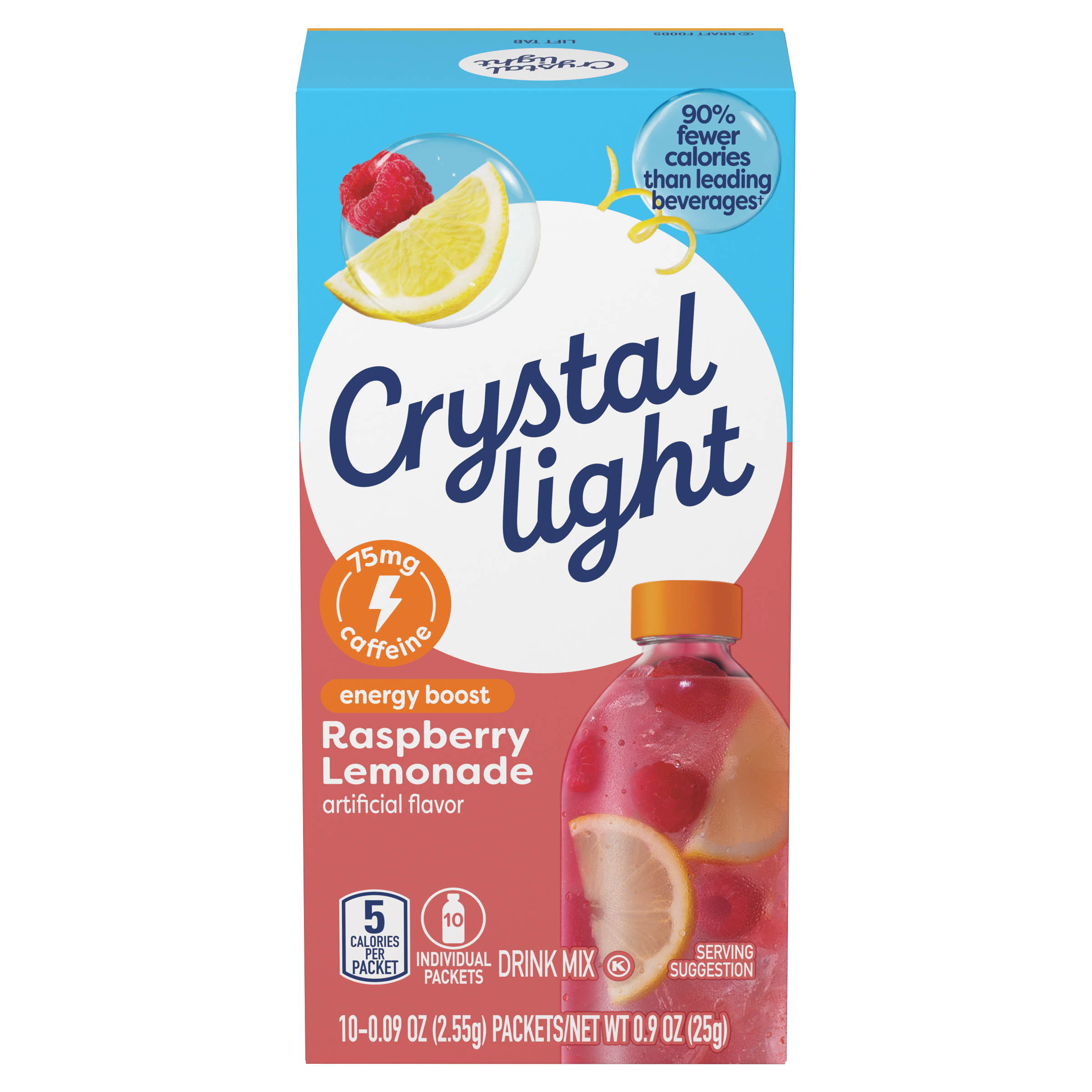 Raspberry Lemonade Energy Boost Drink Mix