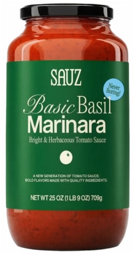 Sauz Basic Basil Marinara 25 oz