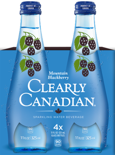 Clearly Canadian® Mountain Blackberry Flavored Sparkling Bottled Water