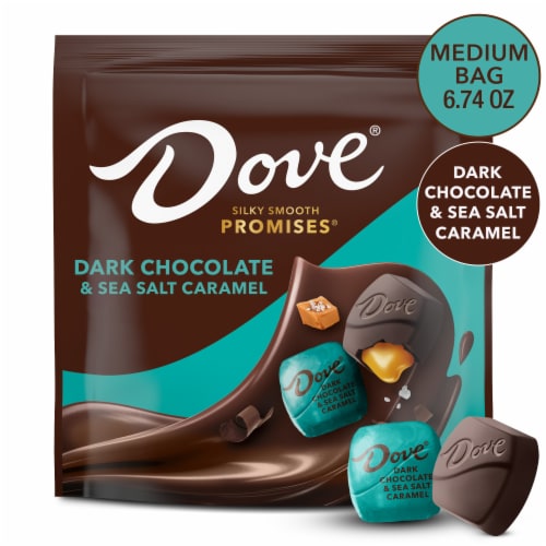 Dove Promises Dark Chocolate & Sea Salted Caramel Candy Bag