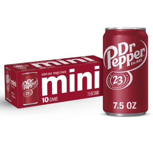 Dr Pepper Soda Mini Cans
