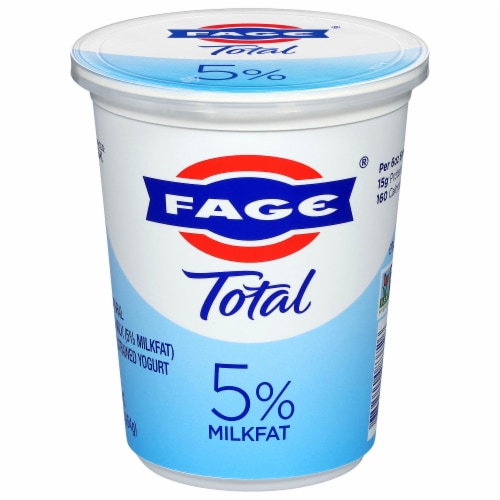 Fage® Total Plain Whole Milk Greek Yogurt Tub