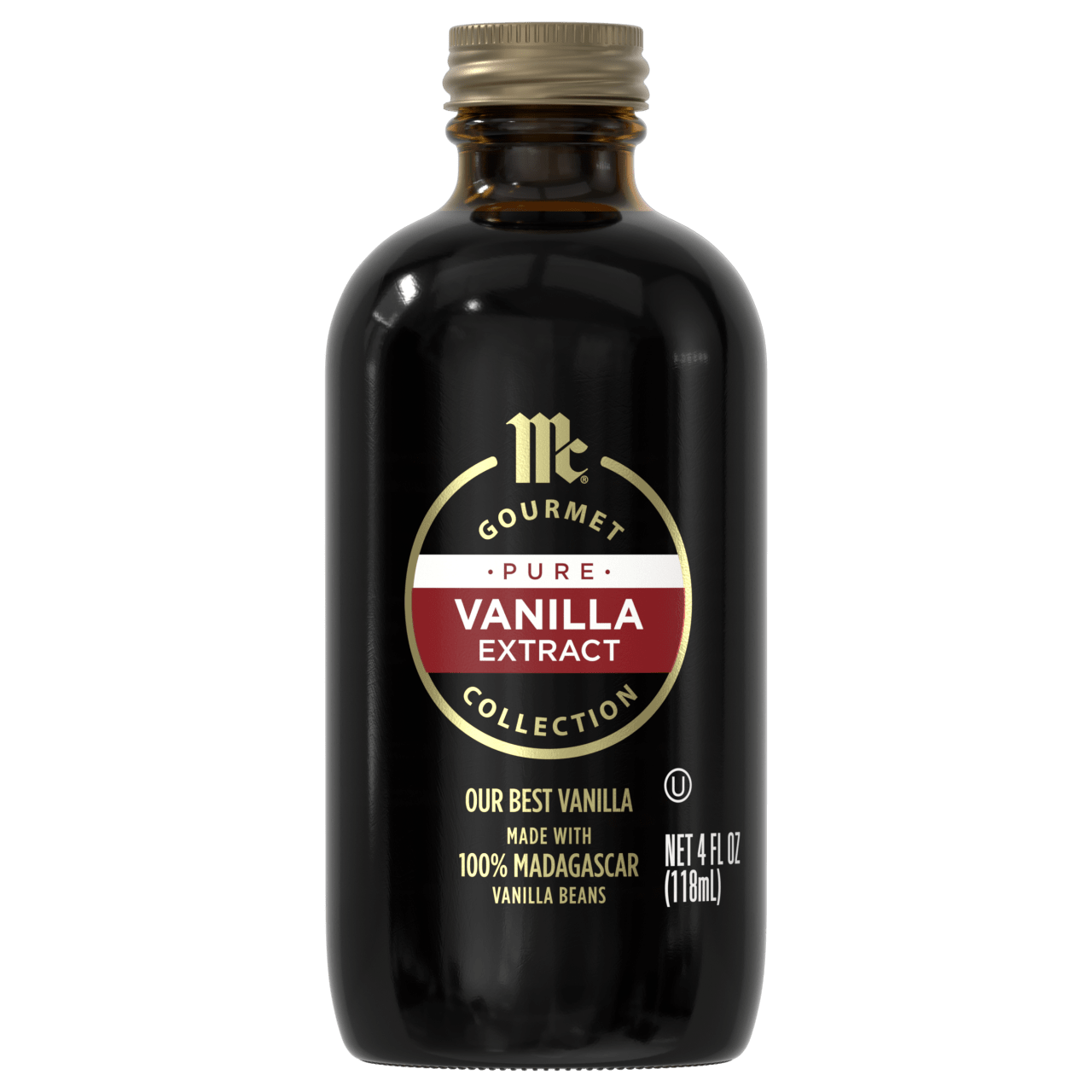 McCormick Gourmet Pure Vanilla Extract, 4.0 fl oz