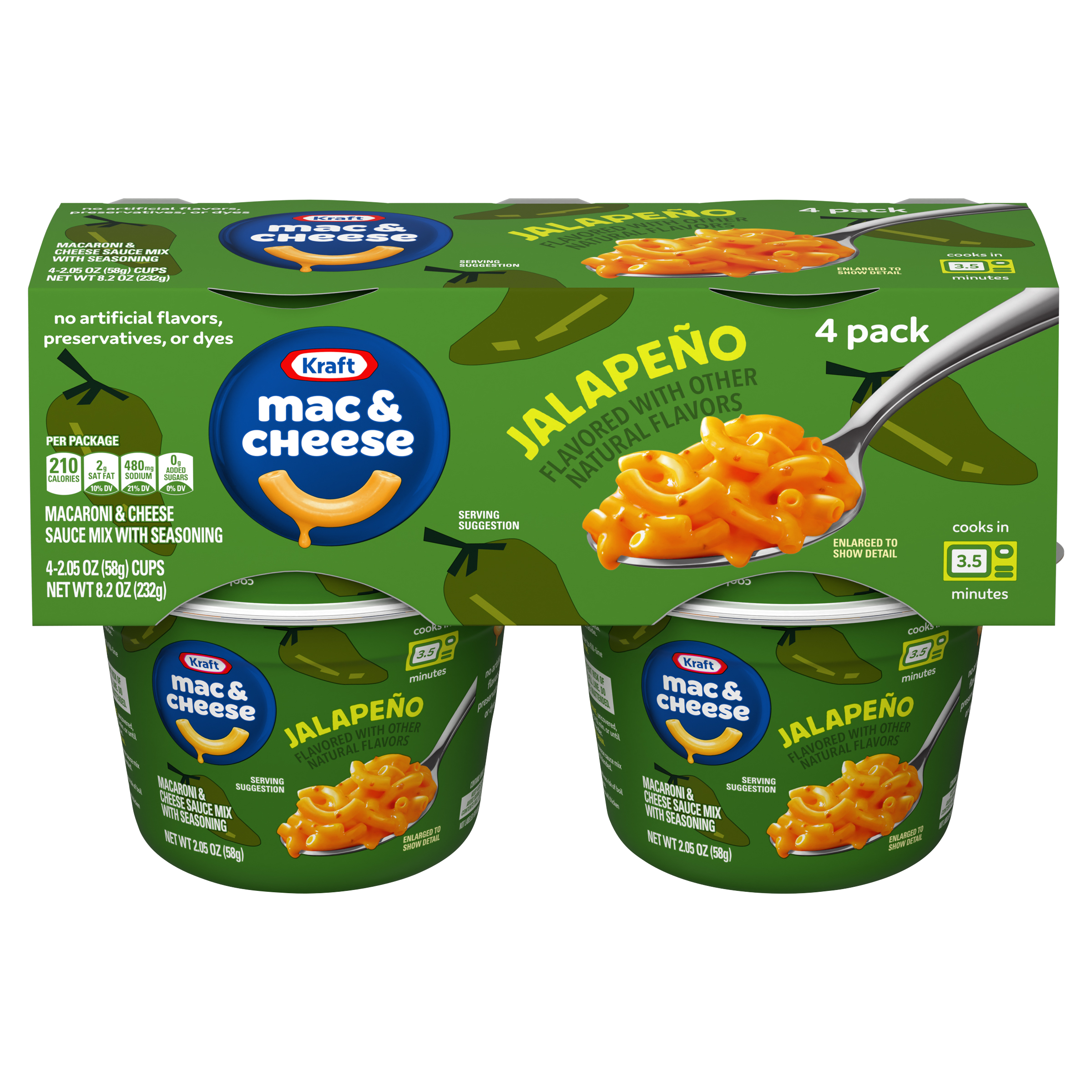 Jalapeño Flavored Mac & Cheese Macaroni and Cheese Dinner
