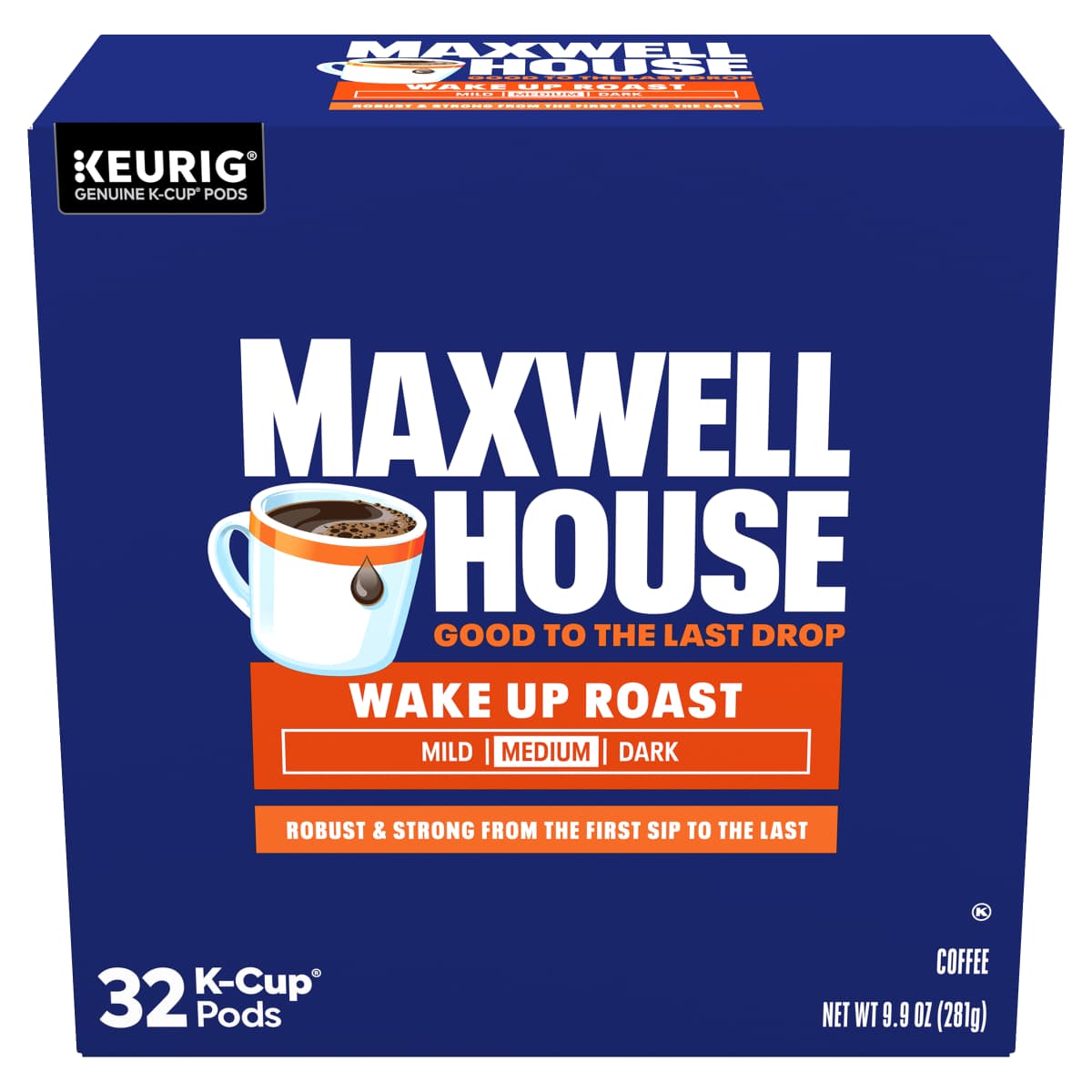 Wake Up Roast Medium Roast K-Cup Coffee Pods