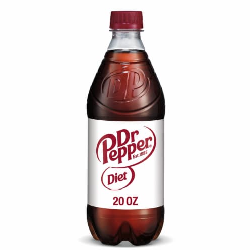 Diet Dr Pepper Soda Bottle