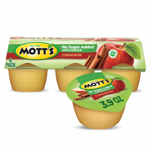 Mott's No Sugar Added Cinnamon Applesauce Cups