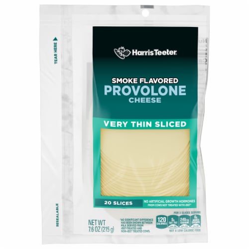 Harris Teeter® Very Thin Smoked Provolone Sliced Cheese