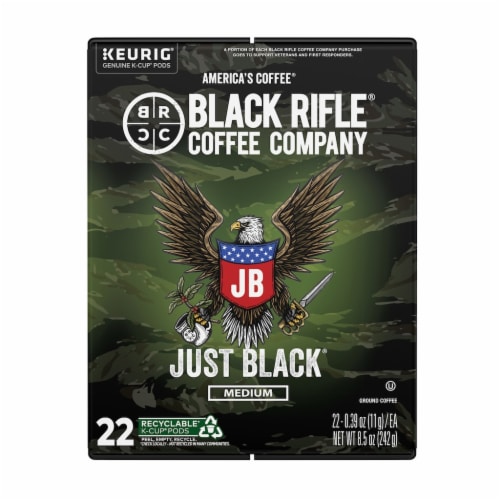 Black Rifle® Coffee Company Just Black® Medium Roast K-Cup® Pods
