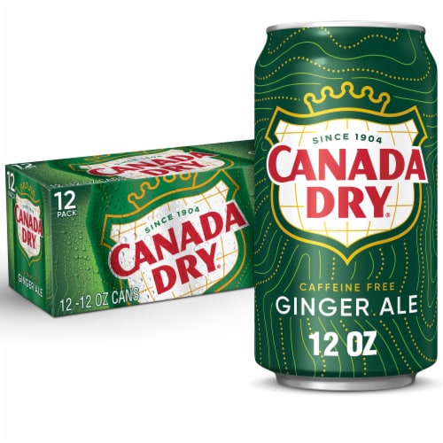 Canada Dry Ginger Ale Caffeine Free Soda Cans