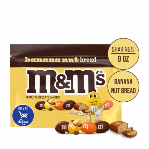 M&M's Banana Nut Bread Chocolate Candy Sharing Size Bag