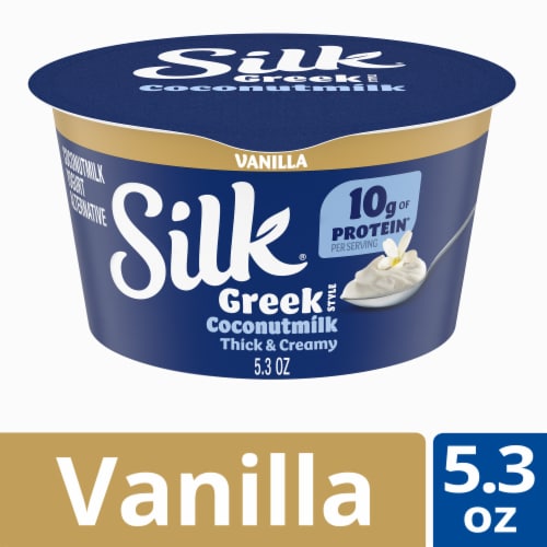 Silk Vanilla Dairy Free Coconut Milk Greek Style Yogurt Alternative Cup