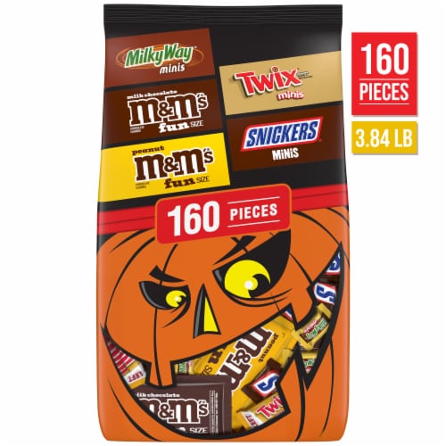 M&M'S M&M'S Peanut Snickers Twix & Milky Way Halloween Candy Bulk Bag