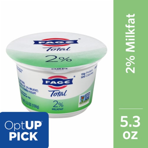 Fage® Total Plain 2% Milkfat Low Fat Greek Yogurt Cup