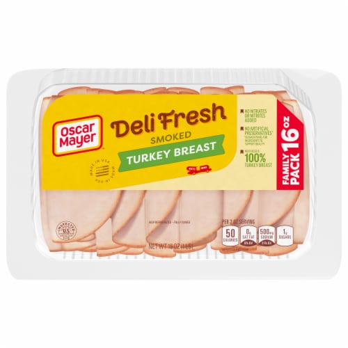 Oscar Mayer Deli Fresh Smoked Turkey Breast Thin Sliced Lunchmeat