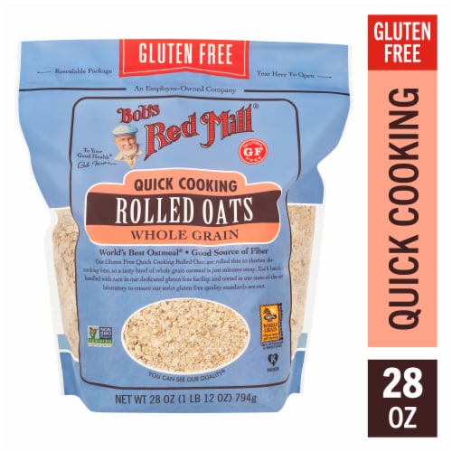 Bob's Red Mill Gluten Free Quick Cooking Rolled Oats - 28 oz