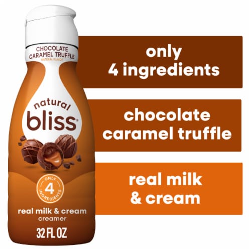 natural bliss Chocolate Caramel Truffle Flavored Coffee Creamer Gluten Free Creamer