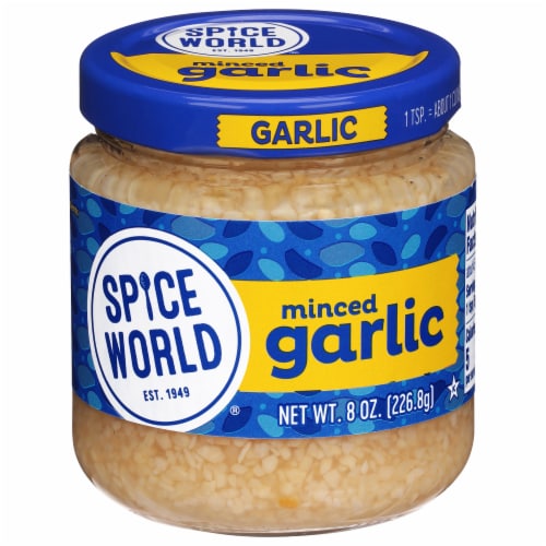 Spice World Minced Garlic 8 oz