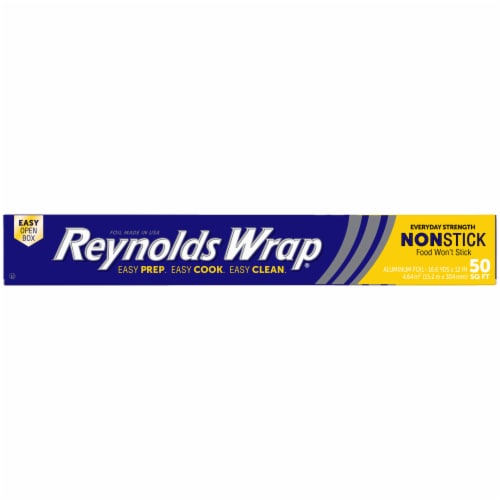 Reynolds Wrap Aluminum Foil Food Wrap 12 INCH 50 Square Feet Silver 1 PACK 1 Count
