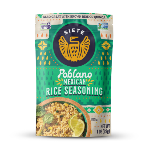 Siete Poblano Mexican Rice Seasoning