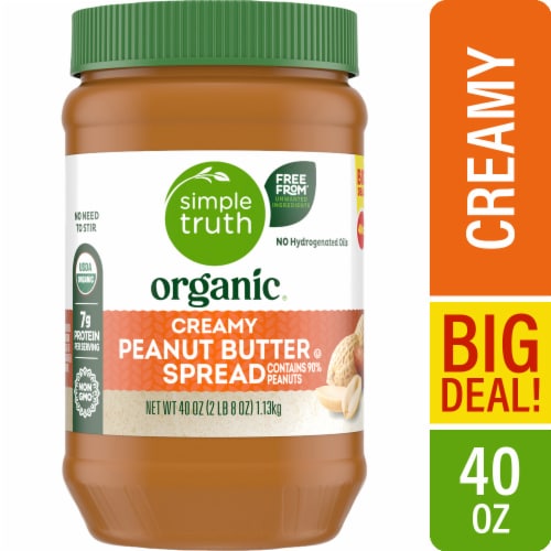 Simple Truth Organic® No Stir Creamy Peanut Butter Spread BIG DEAL!
