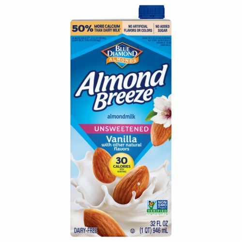Almond Breeze® Dairy Free Shelf Stable Unsweetened Vanilla Almond Milk