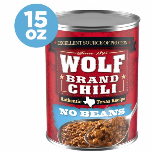 Wolf Brand Chili No Beans, 25g Protein per Serving