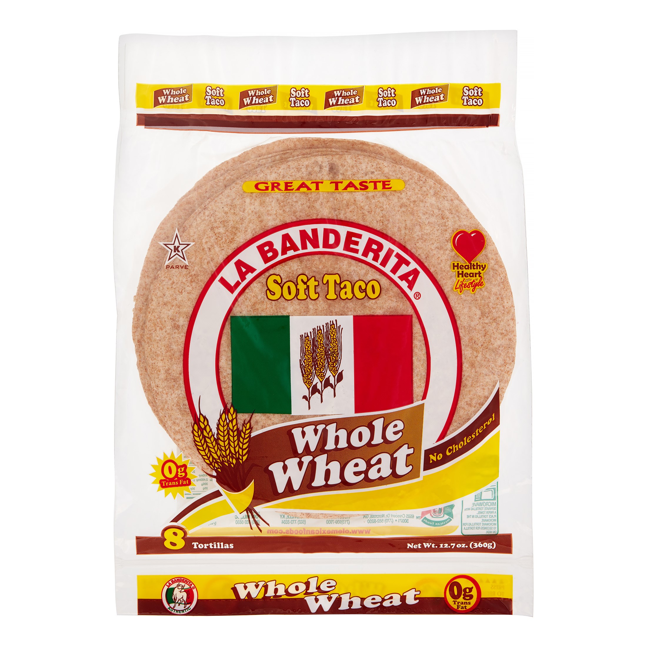 La Banderita Whole Wheat Tortilla 16 oz