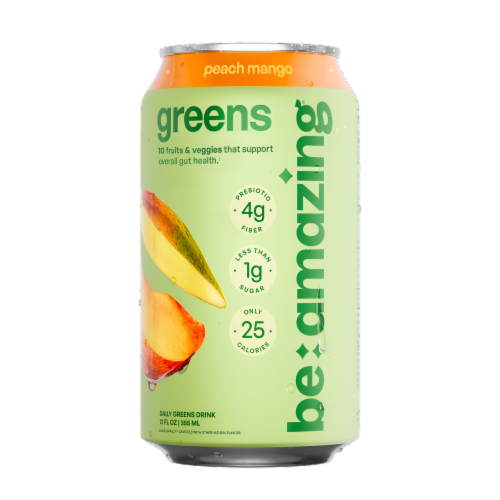 Be Amazing® Greens Peach Mango Ready to Drink Can