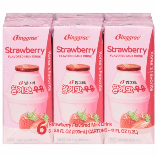 Binggrae® Strawberry Flavored Milk Drink Multipack