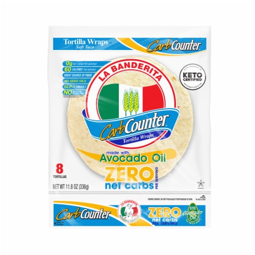La Banderita Carb Counter Zero Net Carbs Flour Tortillas