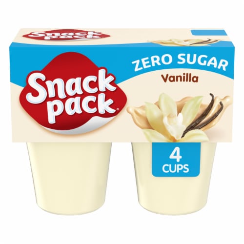 Snack Pack Zero Sugar Vanilla Pudding Cups