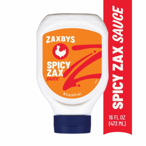 Zaxbys Spicy Zax Sauce, Restaurant Chicken Dipping Sauce, 16 fl oz