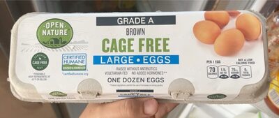 Open Nature Cage Free Eggs