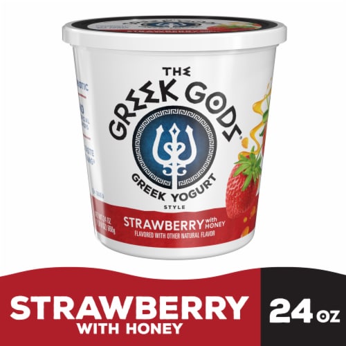 The Greek Gods® Strawberry with Honey Greek Style Yogurt Tub