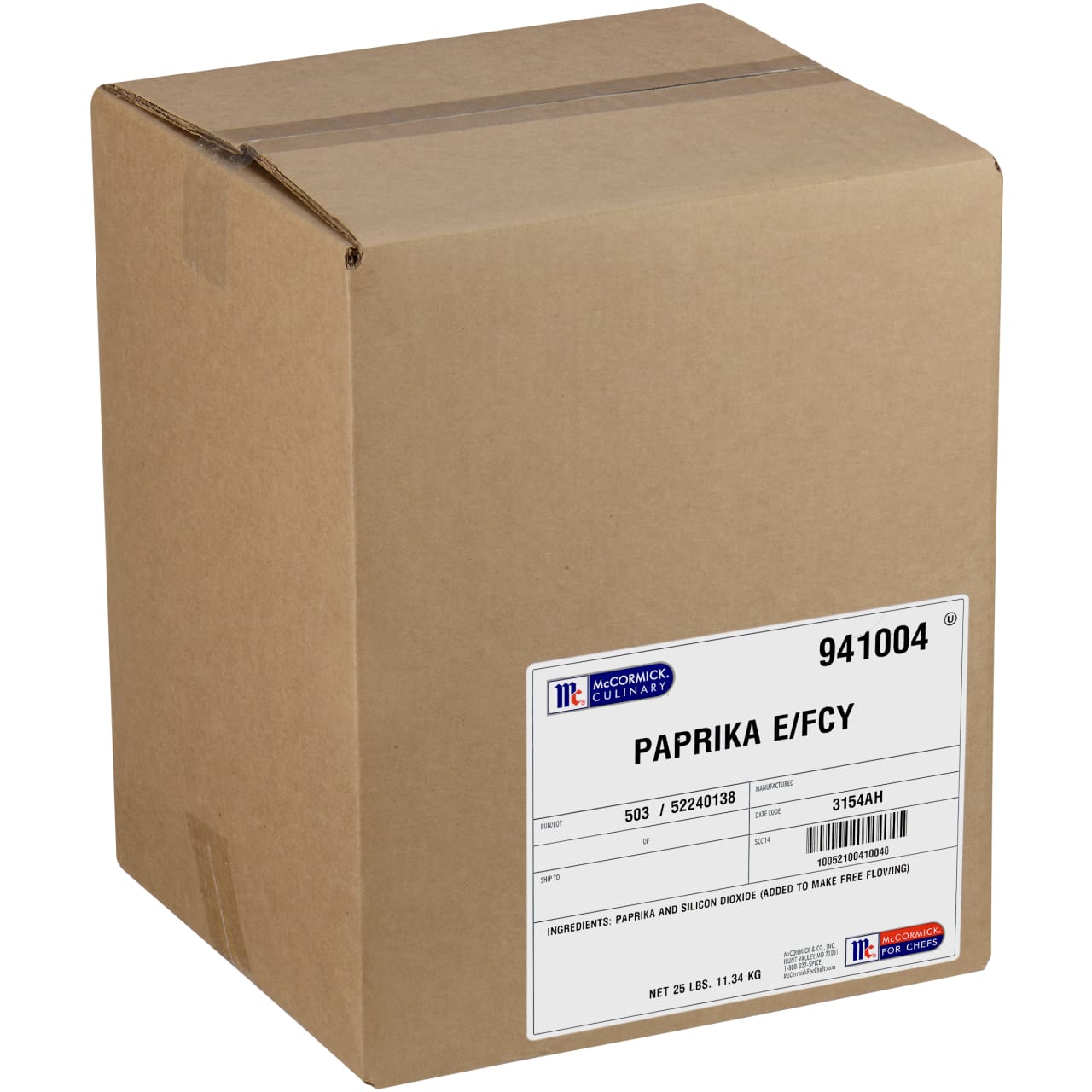 McCormick Culinary Extra Fancy Paprika, 25 lb