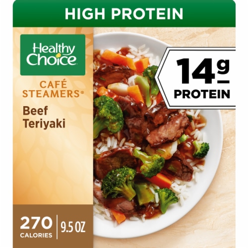 Healthy Choice Cafe Steamers Beef Teriyaki, Frozen Meal