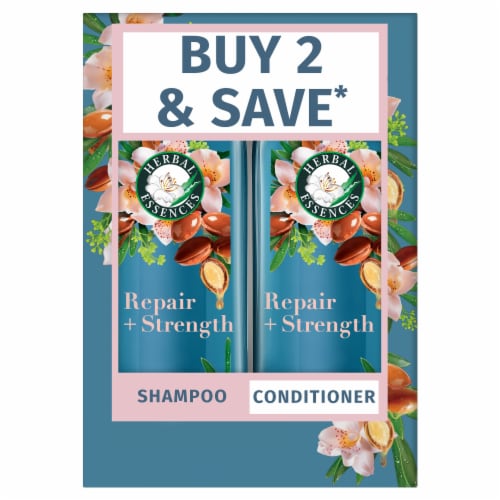 Herbal Essences Argan Oil Shampoo and Conditioner Set with Aloe and Camellia Oil