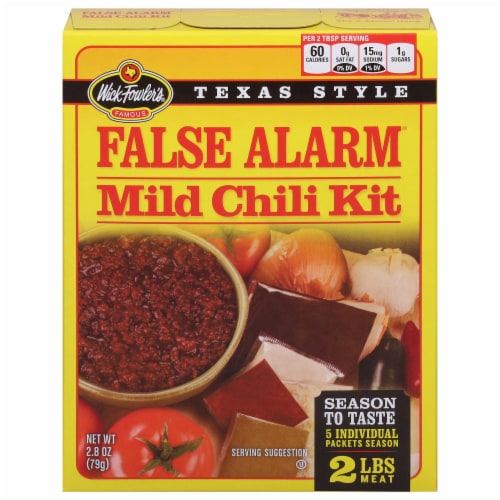Wick Fowler's® False Alarm Mild Chili Kit