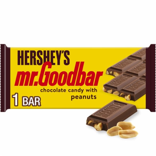 HERSHEY'S MR. GOODBAR Chocolate with Peanuts Full Size Candy Bar