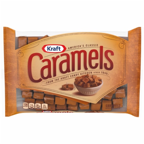 Kraft America's Classic Individually Wrapped Candy Caramels, Bag