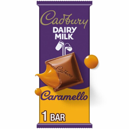 CADBURY DAIRY MILK CARAMELLO Milk Chocolate and Creamy Caramel Candy Bar