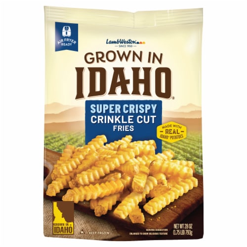 Grown in Idaho® Super Crispy Crinkle Cut Fries, Frozen 28 oz Bag