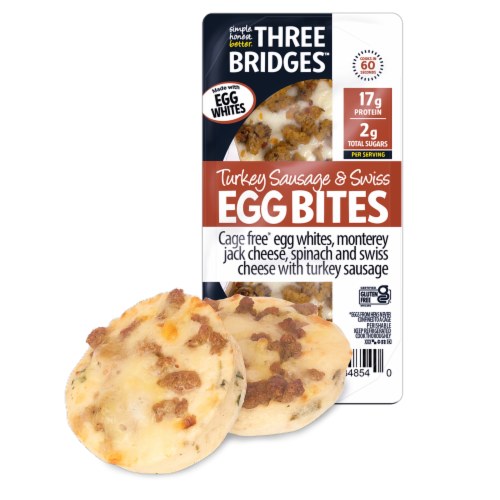 Three Bridges™ Turkey Sausage & Swiss Egg White Bites